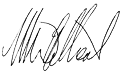 Mark Gilbert Signature